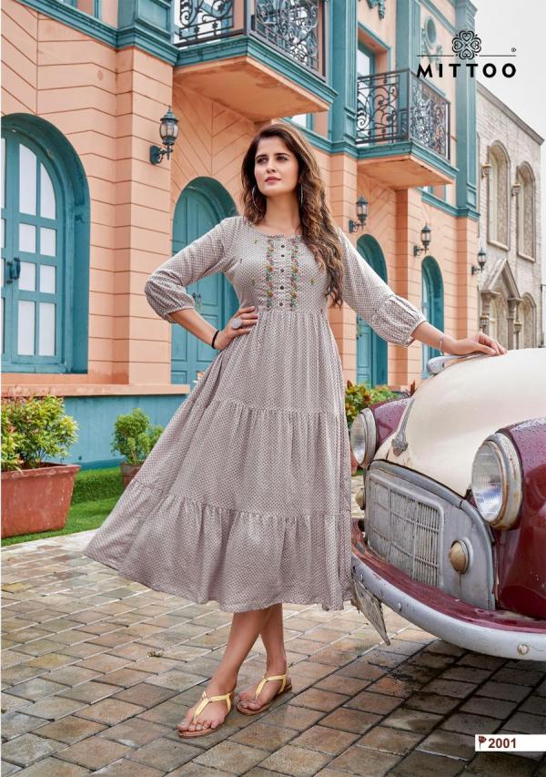 Mittoo Chaahat Designer Long Kurti Collection